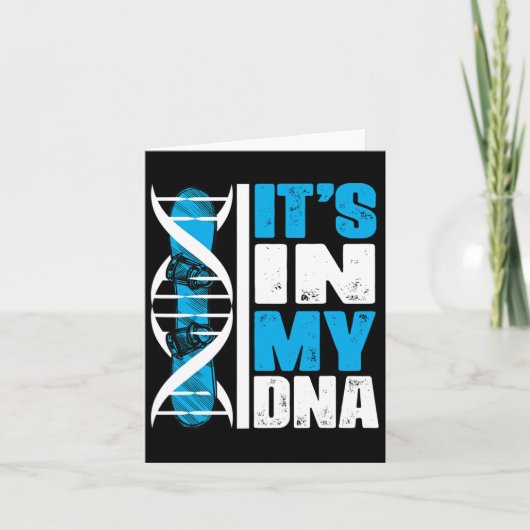 スノーボード冬スポーツスノーボードDna カード (正面)