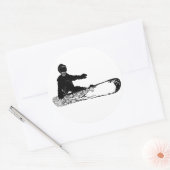 スノーボード又はダイ ラウンドシール (封筒)