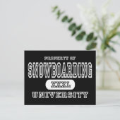 スノーボード大学ダーク ポストカード (スタンド正面)