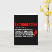 スノーボード定義スノーボードコーディネートスノーボード カード (黄色い花)