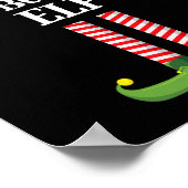 スノーボード小妖精や小人マッチングファミリーグループクリスマスP ポスター (角)