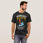 スノーボード山面白いフリースタイル _3 Tシャツ (正面フル)
