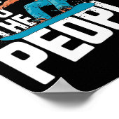 スノーボード引用文 – 人々へのパウダー ポスター (角)