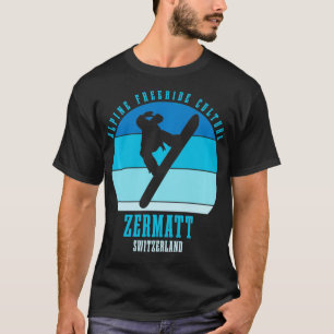 スノーボード文化ツェルマットスイス1 Tシャツ