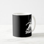 スノーボード用シャツスノーボード コーヒーマグカップ (正面右)