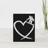 スノーボード用スノーボードハートヴィンテージ カード (正面)