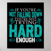 スノーボード用スノーボードヴィンテージもしレトロNot ポスター (正面)