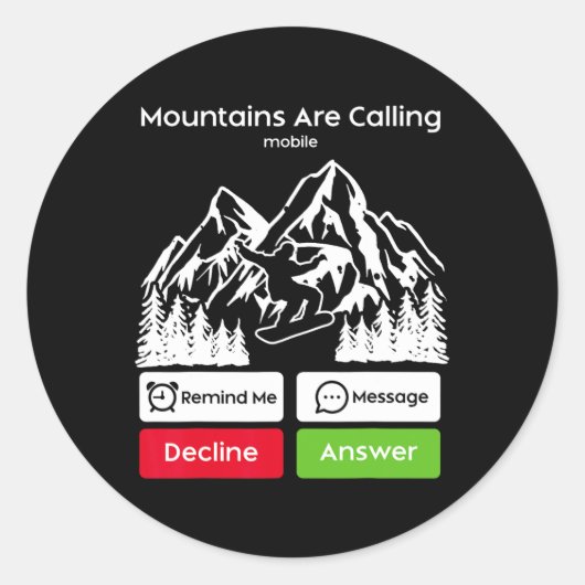 スノーボード用スノーボード携帯電話ディスプレイマウンタ ラウンドシール (正面)