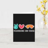 スノーボード用パウダースノー及びピースおもしろいスノーボード カード (黄色い花)