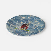 スノーボード紙プレート ペーパープレート (アングル)