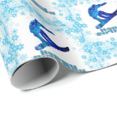 スノーボード誕生日ギフトラッピング紙 ラッピングペーパー (ロールコーナー)