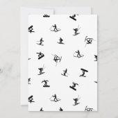 スノーボード誕生日パーティーの招待状 招待状 (裏面)