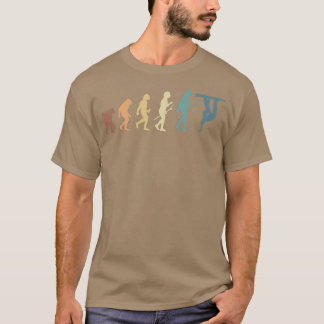 スノーボード進化スノーボーダースノーウィンタースポ Tシャツ
