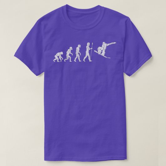 スノーボード進化型スノーボード Tシャツ (デザイン正面)