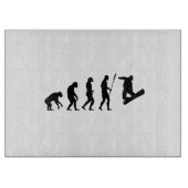 スノーボード進化 カッティングボード (正面)