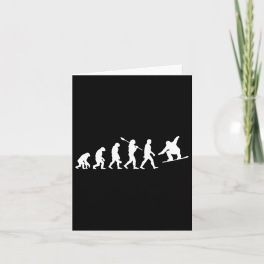 スノーボード進化 カード (正面)