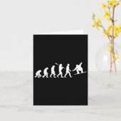 スノーボード進化 カード (黄色い花)