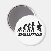 スノーボード進化 マグネット (正面/裏面)