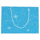 スノーボード雪だるま抱き枕ラージ ラージペーパーバッグ (裏面)