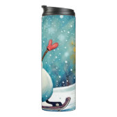 スノーボード雪だるま – サーマルタンブラー タンブラー (回転右)