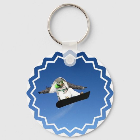 スノーボード1 キーホルダー (正面)