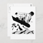 スノーボード5 ポストカード (正面/裏面)