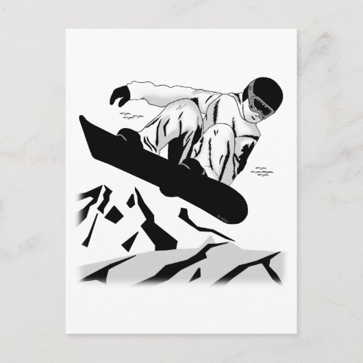 スノーボード5 ポストカード (正面)