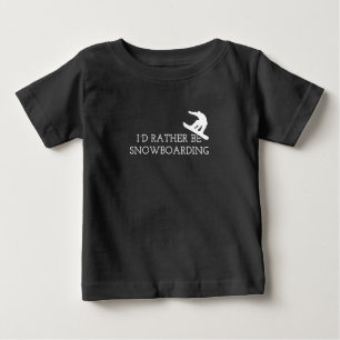 スノーボード – むしろスノーボード ベビーTシャツ