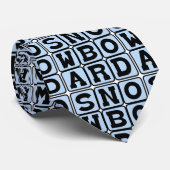 スノーボード、ウィンタースポーツ ネクタイ (ロール)