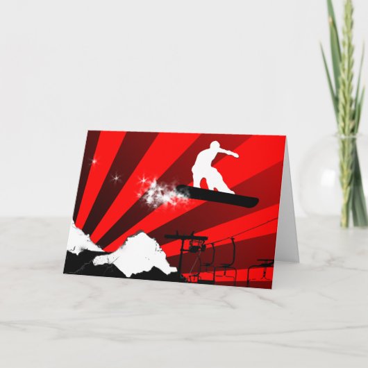 スノーボード カード (正面)