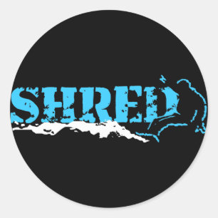 スノーボード。シュレッド。 ラウンドシール