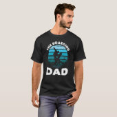 スノーボード・スノーボーダーの搭乗パパ Tシャツ (正面フル)