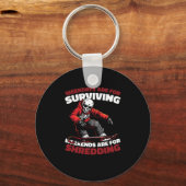 スノーボード – スノーボードウィンタースポーツスノーボーダー キーホルダー (正面)