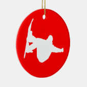 スノーボード セラミックオーナメント (右)