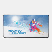 スノーボード | デスクマット (正面)