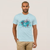 スノーボード。 ハイファイ。 v3. tシャツ (正面フル)
