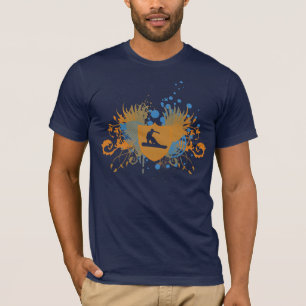 スノーボード。 ハイファイ。 v3. tシャツ