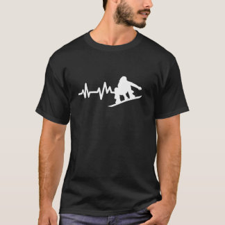 スノーボード ハートビート スノーボーダー Tシャツ