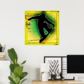 スノーボード ポスター (ホームオフィス)