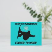 スノーボード ポストカード (スタンド正面)