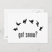 スノーボード ポストカード (正面/裏面)