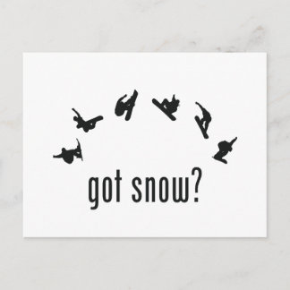 スノーボード ポストカード