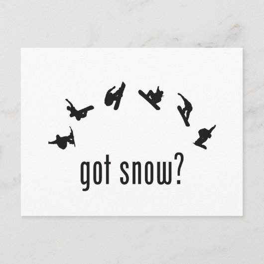 スノーボード ポストカード (正面)