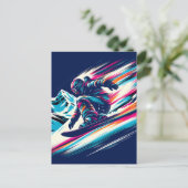 スノーボード ポストカード (スタンド正面)