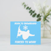 スノーボード ポストカード (スタンド正面)