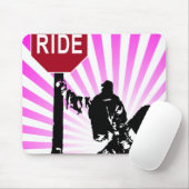 スノーボード…方向？ マウスパッド (マウス)