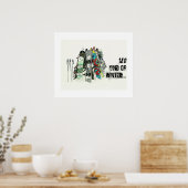 スノーボード – 私の種類の冬 ポスター (キッチン)