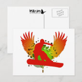 スノーボード： hi-fi : ポストカード (正面/裏面)