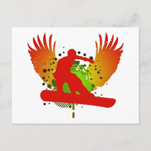 スノーボード： hi-fi : ポストカード (正面)