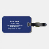 スノーボード"SHRED"オーバルスノーボーダーラベルラゲッジタグ ラゲッジタグ (裏面横)